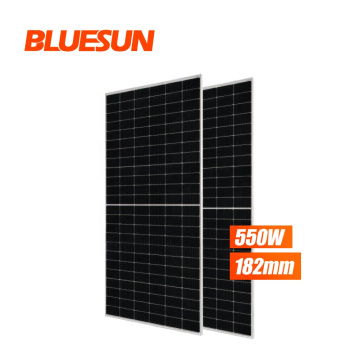 Bluesun monocrystalline solar panels 540w 550w mono solar price commercial solar system use